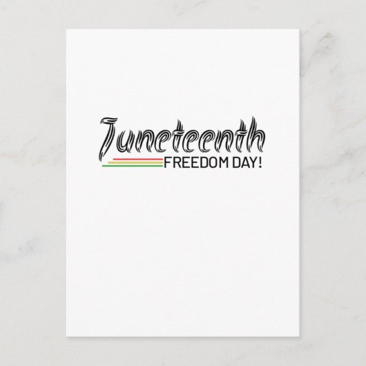 Juneteenth, Freedom of African American. Briefkaart (Voorkant)