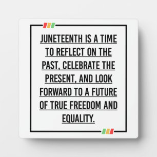 Juneteenth, Freedom of African American. Fotoplaat