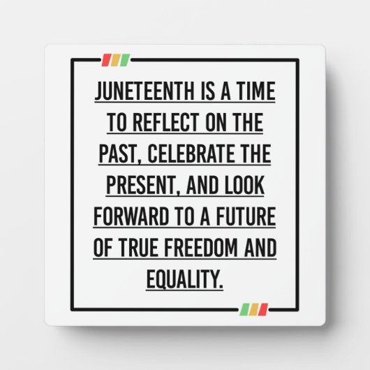 Juneteenth, Freedom of African American. Fotoplaat (Voorkant)