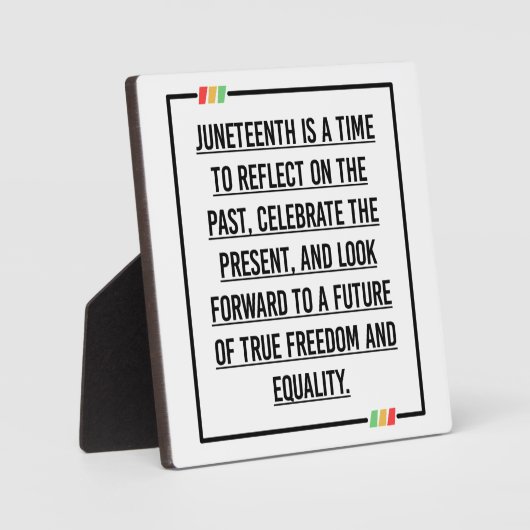 Juneteenth, Freedom of African American. Fotoplaat (Voorkant)