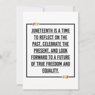 Juneteenth, Freedom of African American. Kaart
