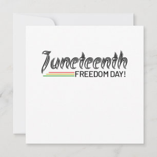 Juneteenth, Freedom of African American. Kaart