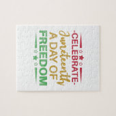 Juneteenth, Freedom of African American. Legpuzzel (Horizontaal)