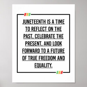 Juneteenth, Freedom of African American. Poster