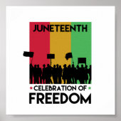 Juneteenth, Freedom of African American. Poster (Voorkant)
