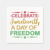 Juneteenth, Freedom of African American. Servet (Voorkant)