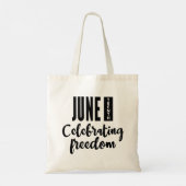 Juneteenth, Freedom of African American. Tote Bag (Achterkant)