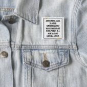 Juneteenth, Freedom of African American. Vierkante Button 5,1 Cm (In situ)