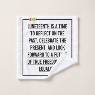 Juneteenth, Freedom of African American. Washandje