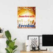 Juneteenth Freedom Poster (Thuiskantoor)