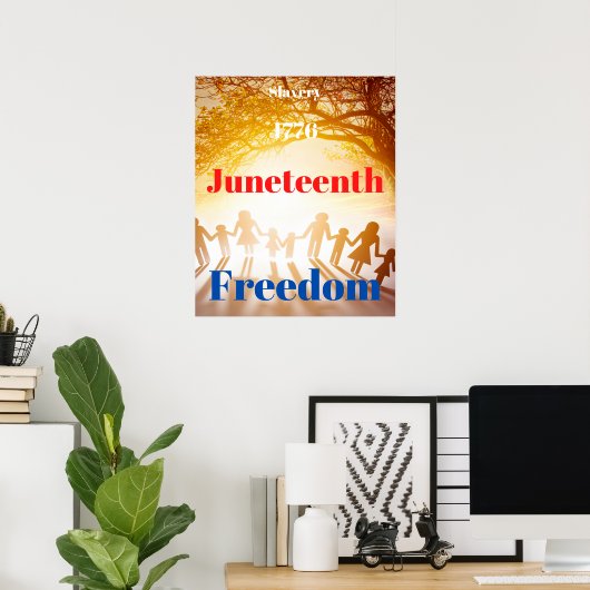 Juneteenth Freedom Poster (Thuiskantoor)