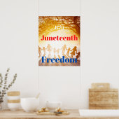 Juneteenth Freedom Poster (Keuken)