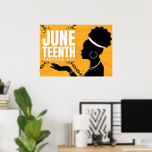 Juneteenth Freedom Poster (Thuiskantoor)