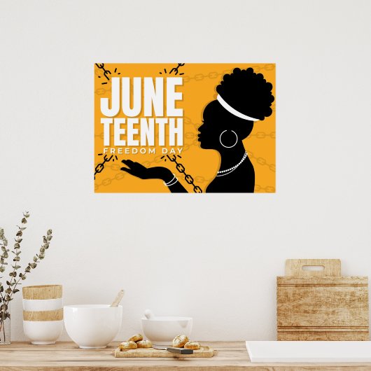 Juneteenth Freedom Poster (Keuken)
