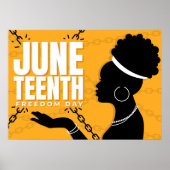 Juneteenth Freedom Poster (Voorkant)