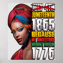 Juneteenth Freedom Poster