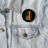 Juneteenth Freedom Usa Design Gradiënt Vlag T-shir Ronde Button 5,7 Cm (In situ)