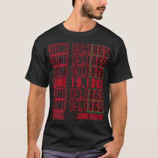 Juneteenth Geïnspireerd Juneteenth Quote: Zwart T-shirt