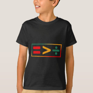 Juneteenth gelijkheid is groter dan Division Afro T-shirt