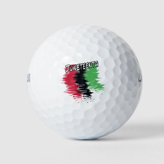 Juneteenth Golfballen (Voorkant)