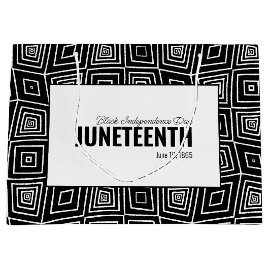 JUNETEENTH GROOT CADEAUZAKJE (Voorkant)