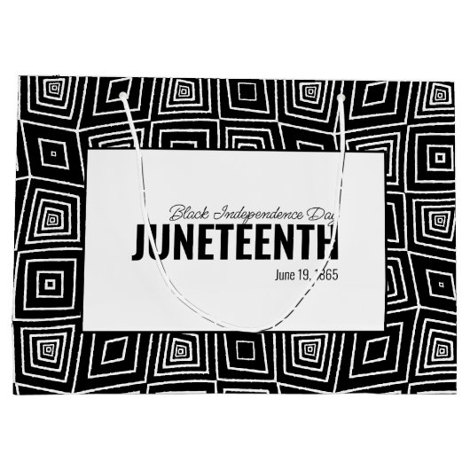 JUNETEENTH GROOT CADEAUZAKJE (Achterkant)