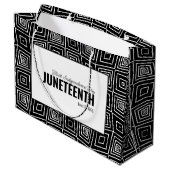 JUNETEENTH GROOT CADEAUZAKJE (Achterkant Gekanteld)