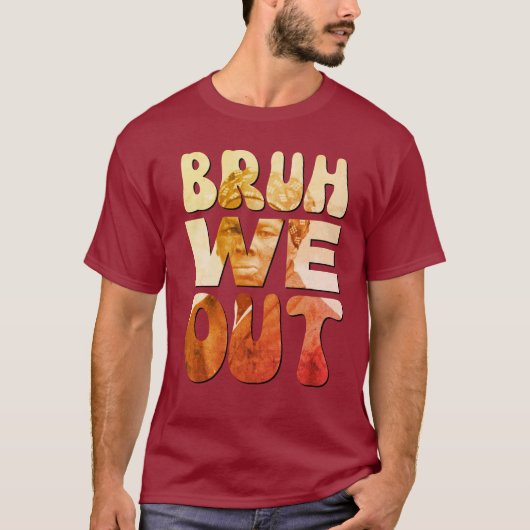 Juneteenth Harriet Tubman BRUH WE OUT Docenten T-shirt (Voorkant)