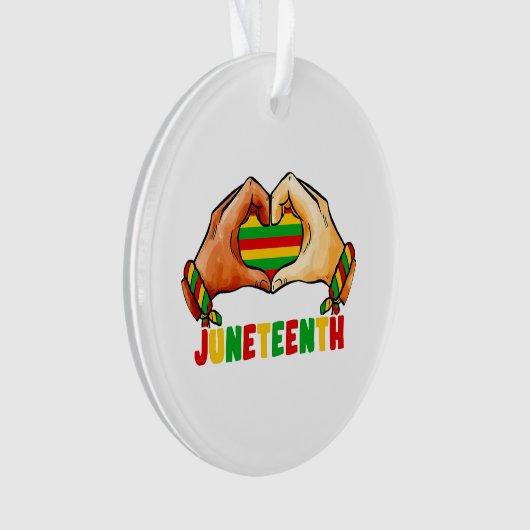 Juneteenth Hart Juneteenth Hart Ornament (voorkant)
