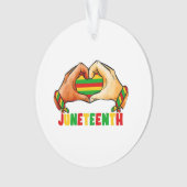 Juneteenth Hart Juneteenth Hart  Ornament (voorkant)