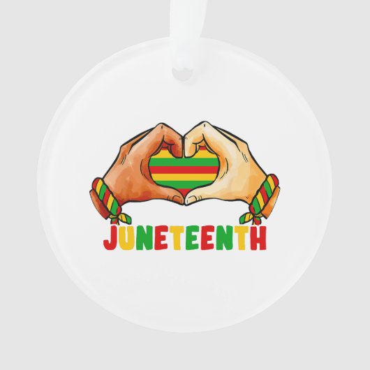 Juneteenth Hart Juneteenth Hart  Ornament (voorkant)
