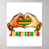 Juneteenth hart Juneteenth hart Poster (Voorkant)