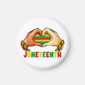 Juneteenth Hart Magneet (Voorkant)