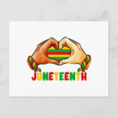 Juneteenth Heart Briefkaart (Voorkant)