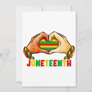 Juneteenth Heart Kaart