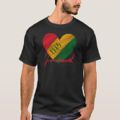Juneteenth Heart T-shirt (Voorkant)