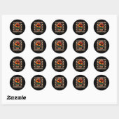 Juneteenth Herinnering aan de voorbije Pride Black Ronde Sticker (Vel)
