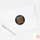 Juneteenth Herinnering aan de voorbije Pride Black Ronde Sticker (Envelop)