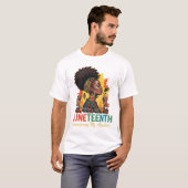 Juneteenth - Herinnering aan mijn voorouders T-shirt (Voorkant volledig)