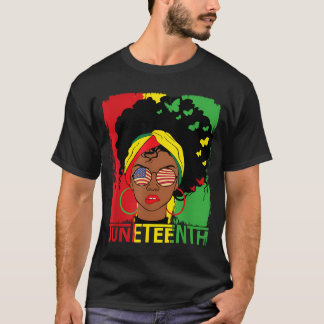 Juneteenth Herinnert mijn ankers zwarte vrijheid T-shirt
