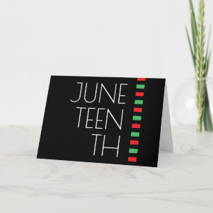 Juneteenth Holiday Kaart
