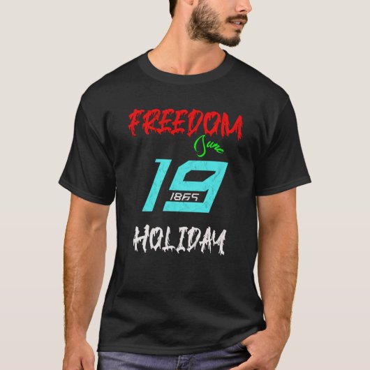 Juneteenth Holiday T-shirt (Voorkant)