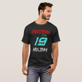Juneteenth Holiday T-shirt (Voorkant volledig)