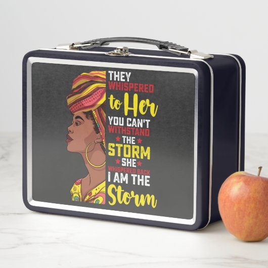 Juneteenth I are the Storm Melanin Black Girl (In situ)