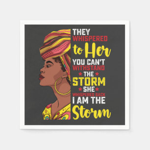 Juneteenth I are the Storm Melanin Black Girl Servet