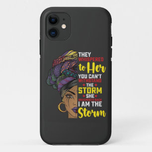 Juneteenth Ik Ben De Storm Melanin Zwart Meisje Case-Mate iPhone Case