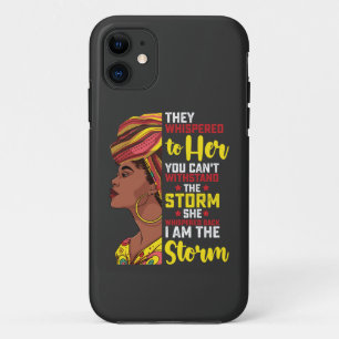 Juneteenth Ik Ben De Storm Melanin Zwart Meisje Case-Mate iPhone Case