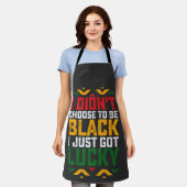 Juneteenth Ik heb niet gekozen om zwart te zijn Schort (Gedragen)