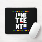 Juneteenth Independence Day retro viering Muismat (Met muis)