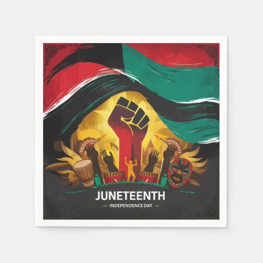 Juneteenth Independence Day Servet (Voorkant)